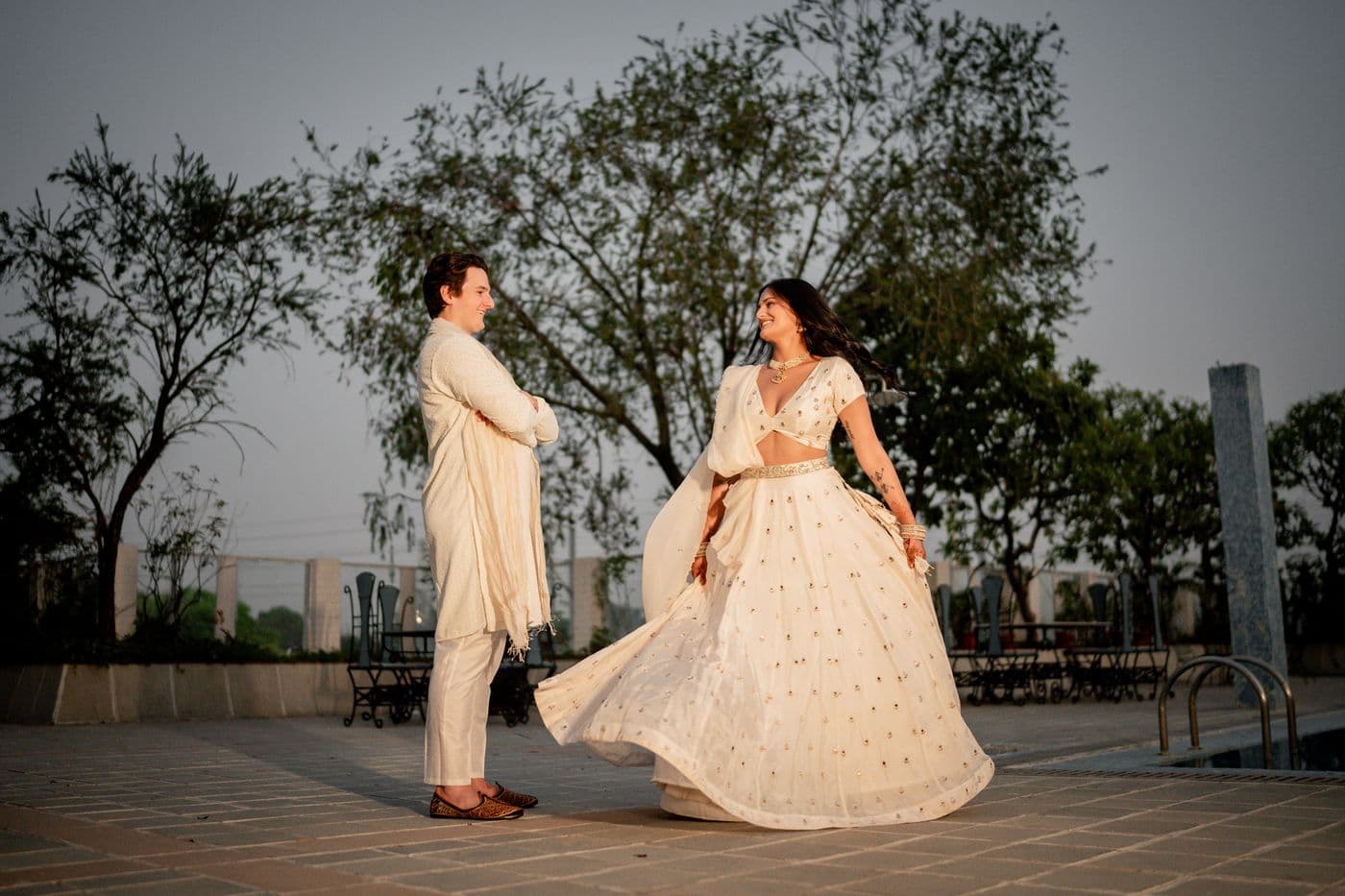 Vasundhara & Brandon's wedding in Lucknow — photograph 9 of 18 by Click Weds