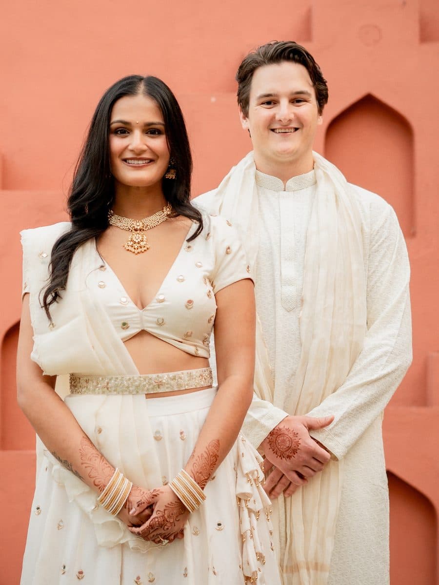 Vasundhara & Brandon's wedding in Lucknow, Uttar Pradesh