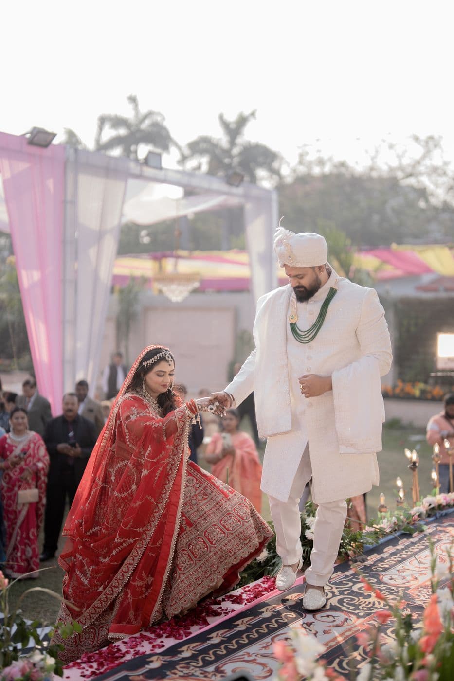 Asavari & Swapnil's wedding in Lucknow — photograph 9 of 18 by Click Weds