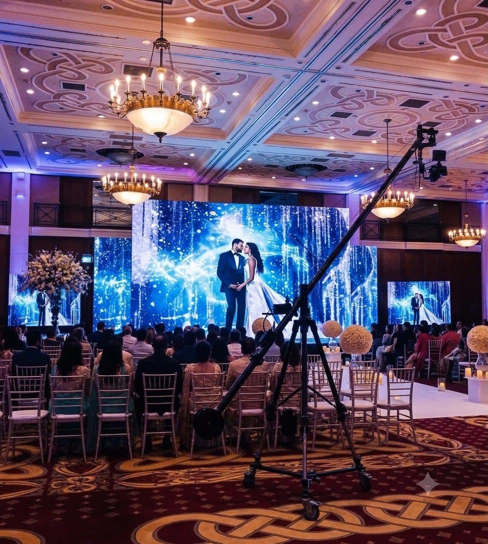 Crane & LED Wall